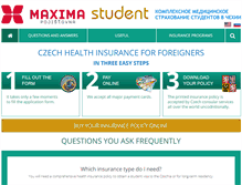 Tablet Screenshot of maximastudent.com